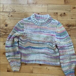 ONLY Women's Colorful Knit Turtleneck Sweater